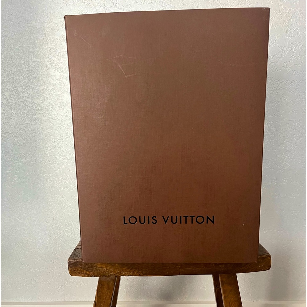 LV Louis Vuitton Dark Brown Box 
large size 13.5 x18
